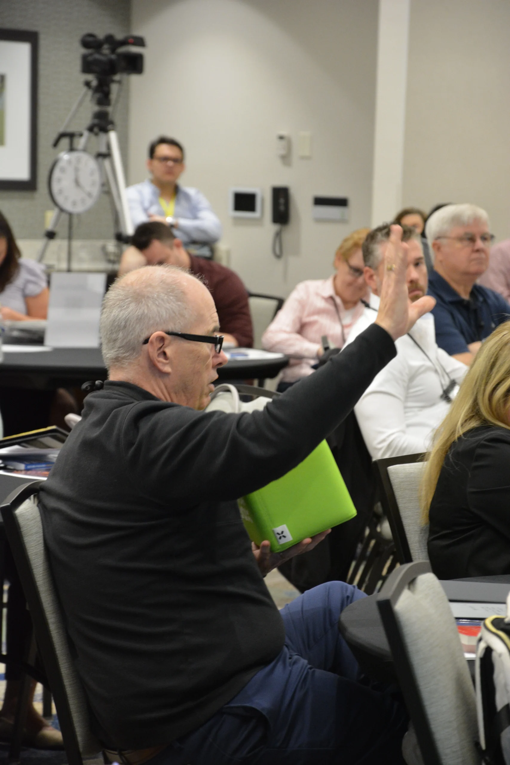 Attendees participating in a Summit breakout session